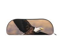 Flying Eagle Imprimer Trousse de maquillage Trousse à crayons Trousse élégante pour femmes Sac de voyage cosmétique, golden/e, One size, Trousse de toilette