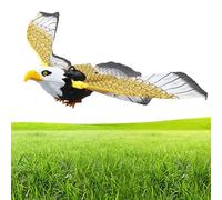 Flying Eagle - Protection réaliste de ferme en plein air, pour oiseaux, cerf-volant effrayant, piège à faux aigles | Dispositif effrayant pour pigeons, décoration de jardin (43 x 25 cm)