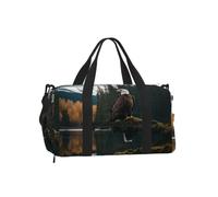 Flying Eagle Sac à bandoulière unisexe imperméable Motif aigle