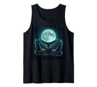Flying Eagles sous la Lune terrestre Funny Meme Débardeur