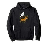 Flying Ghost Walking Deer - Hunt Hunting Hunter Wisconsin Sweat à Capuche