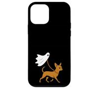 Flying Ghost Walking Teckel Doxie Weiner Chien Maman Papa Pet Coque pour iPhone 12 Mini