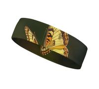 Flying Golden Bandeau de sport pour homme et femme - Ultra absorbant et antidérapant - Convient à toutes les tailles de tête - Pour la course à pied, le yoga, la gym