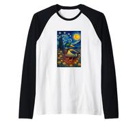 Flying Immigrant Mallard Duck in The Starry Night Painting Manche Raglan