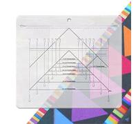 Flying Orties Quilting Rulers - Guides De De Précision, Outils De en Acrylique | Caractéristique D'échelle Transparente Résistante À l'abrasion, Système De Mesure Durable pour La Cou