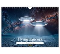 Flying saucers - The great journey (Wall Calendar 2026 DIN A4 landscape), CALVENDO 12 Month Wall Calendar: Imagine an amazing trip in a flying saucer