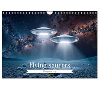 Flying saucers - The great journey (Wall Calendar 2027 DIN A4 landscape), CALVENDO 12 Month Wall Calendar: Imagine an amazing trip in a flying saucer