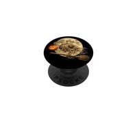 Flying Spaghetti Monster FSM Jack O Lantern Moon Balai PopSockets PopGrip Adhésif
