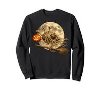 Flying Spaghetti Monster FSM Jack O Lantern Moon Balai Sweatshirt