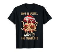 Flying Spaghetti Monster FSM Worship The Spaghetti T-Shirt
