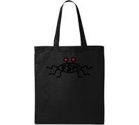 Flying Spaghetti Monster Mini Art Naturel Ecologique Coton Tote Bag Noir, Noir , Taille unique