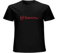 Flying Spirit Band Soulfly Torrent Metal Heavy Metal Rock Men's T Shirt Unisex Casual Graphic Tops Black XXL
