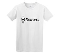 Flying Spirit Band Soulfly Torrent Metal Heavy Metal Rock Unisex Crew Neck Cotton Tee Men's Short-Sleeve T-Shirts White M