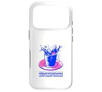 Flying to The Moon But First Coffee (déclaration Amusante) Coque pour iPhone 17 Pro