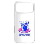 Flying to The Moon But First Coffee (déclaration Amusante) Coque pour iPhone 17 Pro Max