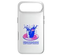 Flying to The Moon But First Coffee (déclaration Amusante) Coque pour iPhone Air