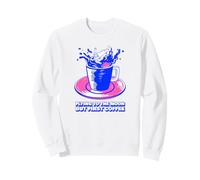 Flying to The Moon But First Coffee (déclaration Amusante) Sweatshirt