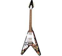 Flying V Signature Jimi Hendrix "Love Drops" Lh Ebony