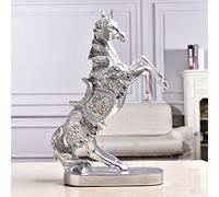 Flying War Horse Creative Home Furnishings Resin Crafts Living Room Animal Furnishings Christmas Wine Glass Holders Wine Wine Racks for The Elderly-B