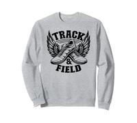 Flying Winged Shoes Athlète d'athlétisme Sweatshirt