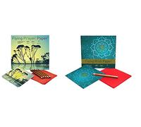 Flying Wish Paper Ensemble combo grand kit de prière + mini kit Om doré - Écrivez-le, allumez-le et regardez-le voler - (2 ensembles)