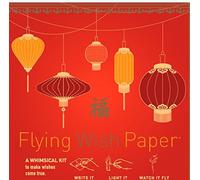 Flying Wish Paper - Write it., Light it, & Watch it Fly - GOOD FORTUNE - 5" x 5" - Mini Kits