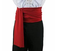 Flyingstart Pirate sash Zorro Dracula Fancy Dress Accessorie Buccaneer LARP Costume - Red