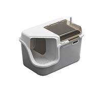 FLYIODFCXV Bac à litière pour Chat, Bacs à litière - Toilettes for Chats entièrement fermées avec Porte, Grand bac Anti-éclaboussures, for Chat, Maison for Chaton