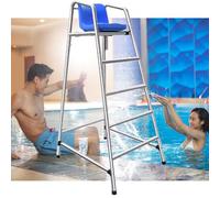 FLYIODFCXV Chaise de Sauveteur, Chaise/étagère de Sauveteur Commerciale Grande Taille, chaises Robustes Luxe/Chaise Plage en Bord mer for piscines(85x100x180cm/33.5x39.4x70.9inch)