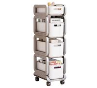 FLYIODFCXV Chariot Roues espaces étroits Cuisine Bain buanderie