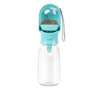 FLYIODFCXV Distributeur de Nourriture pour Animaux, Gourde for Chien | Gamelle légère for Chiot, Distributeur d'eau for Chiots avec Anti-Fuite for Animaux de Compagnie en randonnée(L,A)