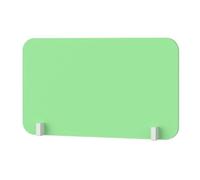 FLYIODFCXV Écrans acoustiques, Panneau de séparation Bureau en PVC, séparateur pièce for étudiants, Centre d'examen, école(Green,40cm*60cm Comes with a Mobile Base)