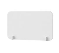 FLYIODFCXV Écrans acoustiques, Panneau de séparation Bureau en PVC, séparateur pièce for étudiants, Centre d'examen, école(White,30cm*40cm Comes with a Mobile Base)