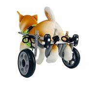 FLYIODFCXV Fauteuil Roulant pour Chiens Aides à la mobilité for Chiens de Petite et Moyenne Taille, Voiture Promenade assistée for Chats, Support for blessés 2,5 11 kg(Size S)