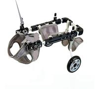 FLYIODFCXV Fauteuil Roulant pour Chiens Fauteuils roulants à Deux Roues for Chiens de Petite, Moyenne et Grande Taille, Dispositif Marche assistée léger for(S)