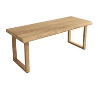 FLYIODFCXV Tables, Bureau d'ordinateur Simple Nouvelle Table Basse de Salon Chinoise Table à Manger en Bois Massif Postes Travail Bureau Structurellement Solide Stabilité portante(120 * 60 * 75cm)