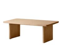 FLYIODFCXV Tables, Table de Balcon Salon Jardin Construction Solide en Bois Massif Ponçage Lisse Utilisation sûre(Log Colour,100 * 56 * 40cm)