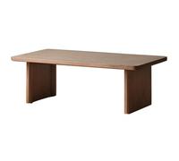 FLYIODFCXV Tables, Table de Balcon Salon Jardin Construction Solide en Bois Massif Ponçage Lisse Utilisation sûre(Walnut Colored,100 * 56 * 40cm)