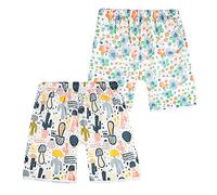 FLYISH DIRECT Jupe de Couche Bébé, Pantalons de couche, Jupe d'apprentissage Propreté, Lot de 2 Jupe d'entraînement Bébé en Coton, 4-8 ans