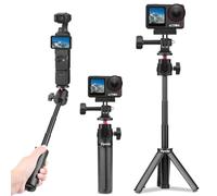 Flymile Mini trépied de table pour Osmo Pocket 3, portable Vlog extensible Selfie Stick Stand pour GoPro, pour DJI Osmo Action 5 Pro/4/3, pour Insta360, pour Akaso Action Camera Accessoires (Noir)