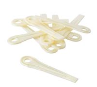 Flymo FLY011 Lot de 10 lames de tondeuse en plastique pour Minimo Duo/E400 Duo