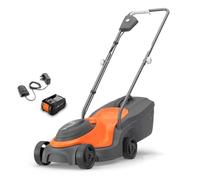 Flymo SimpliMow 300 Tondeuse à Gazon sans Fil 18 V 4,0 Ah avec Batterie et Chargeur, Coupe jusqu'à 150 m², Coupe près des Bords, légère, Facile à Vider