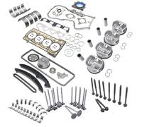 Flynsu Joint de culasse de moteur et kit de chaîne de distribution de piston remplacement pour A1 A3 Ib1za V 1T3 1.4 TFSI BLG CAVD CTH 03C107065AQ 03C109158