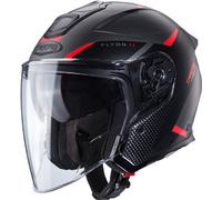Flyon II Boss Caberg casque ouvert M en noir mat/gris/rouge