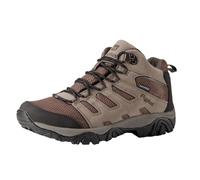 Flyplus Chaussures de randonnée imperméables légères et antidérapantes pour hommes chaussures de trekking chaussures d'extérieur, Gris / marron., 42.5 EU