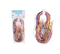 FLYPOP'S - 50 Fils de Scoubidou - Jeu de Récréation - 010113 - Multicolore - Nylon - Loisir Créatif - Jouet Enfant - Brins - 80 cm x 0,5 cm - À Partir de 6 Ans