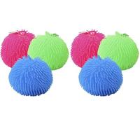 FLYPOP'S - Balle Herisson Lumineuse - Jeu de Kermesse - 038093 - Couleurs Assorties - Plastique - Puffer Ball - Anniversaire - Jeu de Récréation - 22 cm22 cmÀ Partir de 3 Ans (Lot de 2)