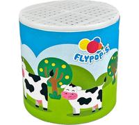 FLYPOP'S - Boite à Meuh - Jeu de Kermesse - 037255 - Bleu - Plastique - Sonore sans Pile - Jouet Intemporel - Humoristique - Cadeau Original - Vache - À Partir de 18 Mois