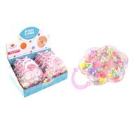 FLYPOP'S - Boîte de Perles - Loisir Créatif - 010993 - Multicolore - Plastique - Bijoux - Activités Manuelles - Set - Multicolore - Imagination - Cadeaux - Enfants - À Partir de 3 ans
