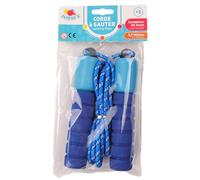 FLYPOP'S - Corde À Sauter Avec Compteur - Jeu de Récréation - 011089Y - Bleu - Corde - Jeu d'Adresse - Jouet Enfant - 26 cm x 14 cm - À Partir de 3 ans